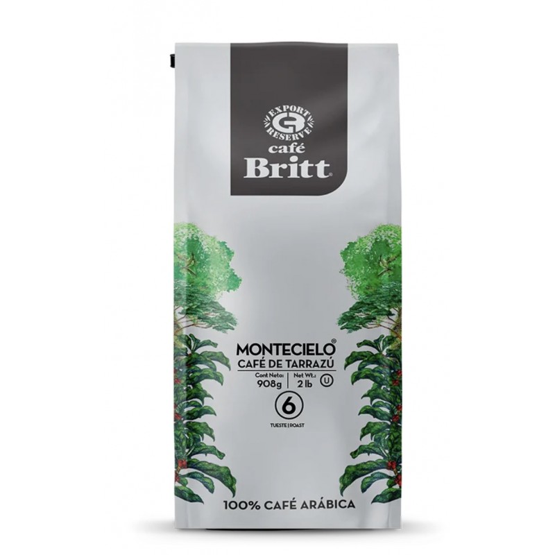 Café Britt® - Kostarikas kafijas komplekts (908 g) (3 kafiju iepakojums) (kafija no: Tarrazú, Naranjo un Espresso) - veselas pupiņas, Arabica kafija, košers, bezglutēna, gardēžu un vidēji gaiša un tumša grauzdējuma